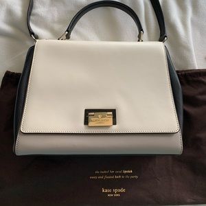Tricolor (black, white and gray)Kate Spade satchel